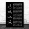 The Stone Roses This Is The One Black Script Song Lyric Art Print