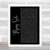 Julie and the Phantoms Cast Flying Solo Black Script Song Lyric Art Print