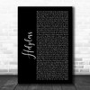 Phillipa Soo, Original Broadway Cast of Hamilton Helpless Black Script Song Lyric Art Print