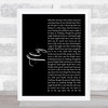 Maddie & Tae Fly Black Script Song Lyric Art Print