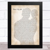Conway Twitty That's My Job Father & Baby Song Lyric Art Print