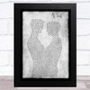 Etta James At Last Gay Couple Two Men Dancing Grey Song Lyric Art Print