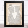 Johnny Clegg Dela Two Men Gay Couple Wedding Song Lyric Art Print