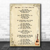 Bee Gees If I Can't Have You Song Lyric Music Wall Art Print