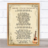 Simply Red If You Don't Know Me By Now Song Lyric Vintage Music Wall Art Print