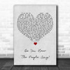 Les Miserables Cast Do You Hear The People Sing Grey Heart Song Lyric Art Print