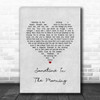 The Monkees Sometime In The Morning Grey Heart Song Lyric Art Print