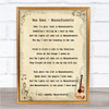 Bee Gees Massachusetts Song Lyric Music Wall Art Print