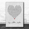 Gerard McMahon Cry Little Sister Grey Heart Song Lyric Art Print