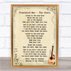 Fleetwood Mac The Chain Song Lyric Vintage Music Wall Art Print