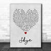 Runrig Skye Grey Heart Song Lyric Art Print