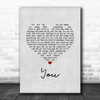 The Carpenters You Grey Heart Song Lyric Art Print