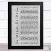 The Avett Brothers Head Full of Doubt Road Full of Promise Grey Rustic Script Song Lyric Art Print