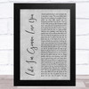 Meghan Trainor & John Legend Like I'm Gonna Lose You Grey Rustic Script Song Lyric Art Print