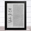 Taylor Swift Shake It Off Grey Rustic Script Song Lyric Art Print