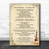 Alanis Morissette You Oughta Know Song Lyric Music Wall Art Print