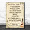 Alanis Morissette You Oughta Know Song Lyric Music Wall Art Print
