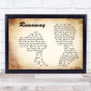 The Corrs Runaway Man Lady Couple Song Lyric Art Print