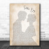 The Shirelles Soldier Boy Man Lady Bride Groom Wedding Song Lyric Art Print