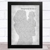 Beyoncé Dangerously In Love 2 Mother & Baby Grey Song Lyric Art Print