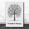 Francis Cabrel Je L'aime A Mourir Music Script Tree Song Lyric Art Print