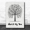 5 Seconds Of Summer Ghost Of You Music Script Tree Song Lyric Art Print