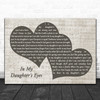 Martina McBride In My Daughter's Eyes Landscape Music Script Two Hearts Song Lyric Art Print