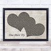 George Michael One More Try Landscape Music Script Two Hearts Song Lyric Art Print