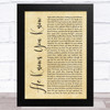 Marillion He Knows You Know Rustic Script Song Lyric Art Print