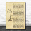 Julie and the Phantoms Cast Flying Solo Rustic Script Song Lyric Art Print