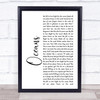 Mary Fahl Going Home Music Script Christian Memorial Cross Song Lyric Art Print