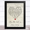 Cliff Richard When the Girl in Your Arms Script Heart Song Lyric Art Print