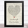 Simon Garfunkel Scarborough FairCanticle Script Heart Song Lyric Art Print