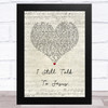 LANY I Still Talk To Jesus Script Heart Song Lyric Art Print