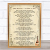 James Morrison - You Make It Real Song Lyric Guitar Music Wall Art Print