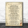 Shania Twain - You're Still The One Song Lyric Guitar Music Wall Art Print