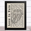 The Rolling Stones Love In Vain Shadow Song Lyric Art Print