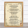 The Beatles A Day In The Life Song Lyric Music Wall Art Print