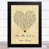 Cliff Richard When the Girl in Your Arms Vintage Heart Song Lyric Art Print