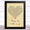 Black Stone Cherry Things My Father Said Vintage Heart Song Lyric Art Print