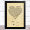 Tim Minchin White Wine in the Sun Vintage Heart Song Lyric Art Print