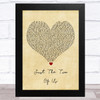 Will Smith Just The Two Of Us Vintage Heart Song Lyric Art Print