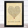 The Toys A Lovers Concerto Vintage Heart Song Lyric Art Print