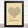 Nick Mulvey Cucurucu Vintage Heart Song Lyric Art Print