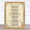 The Beatles Oh! Darling Song Lyric Music Wall Art Print