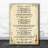 The Beatles Revolution Song Lyric Music Wall Art Print