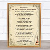 The Beatles She Came In Through The Bathroom Window Song Lyric Music Wall Art Print