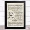 Paul Heaton + Jacqui Abbott The Only Exercise I Get Is You Vintage Script Song Lyric Art Print