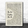 Snow Patrol This Isn't Everything You Are Vintage Script Song Lyric Art Print