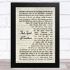 Ray Charles That Spirit of Christmas Vintage Script Song Lyric Art Print